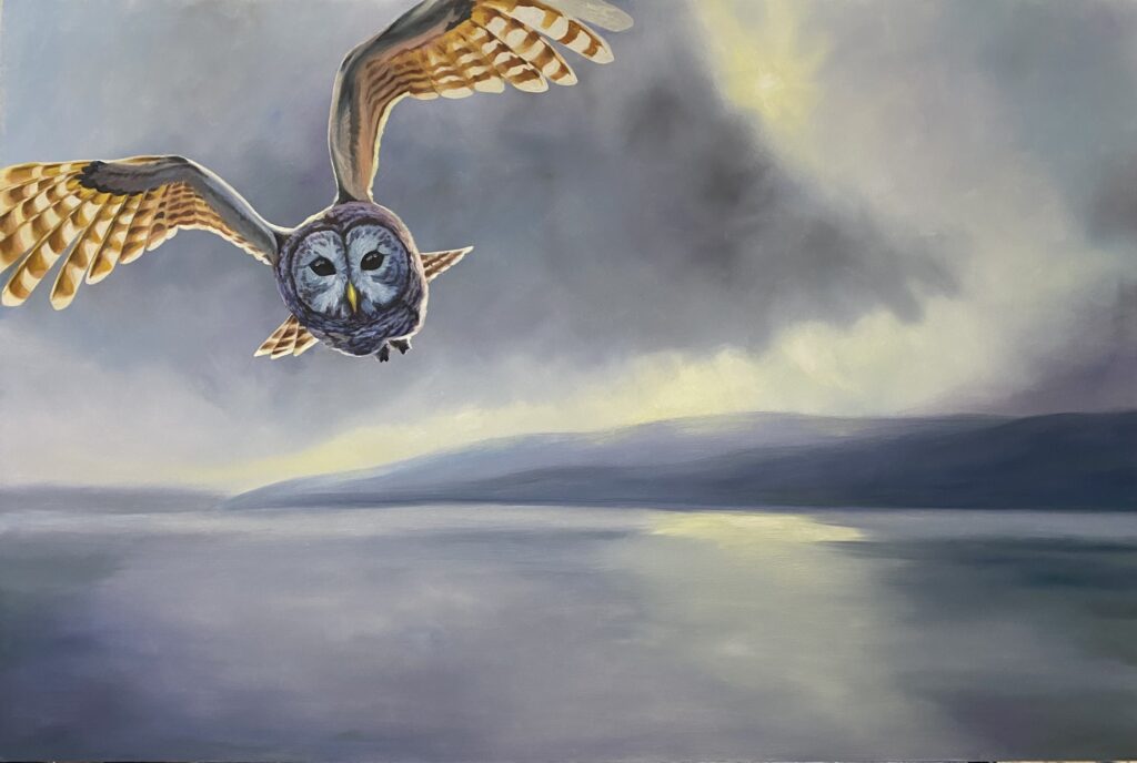 Ghost - Oil on masonite - 24" x 36"