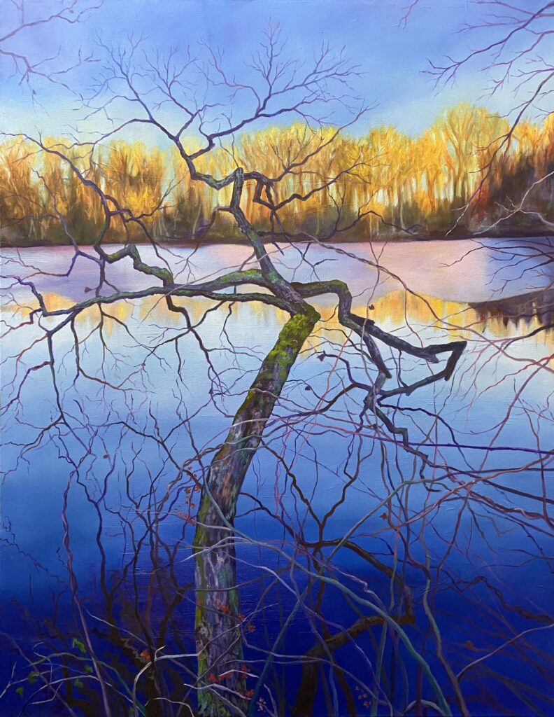 Lake Grubb - Oil on canvas - 22" x 28"