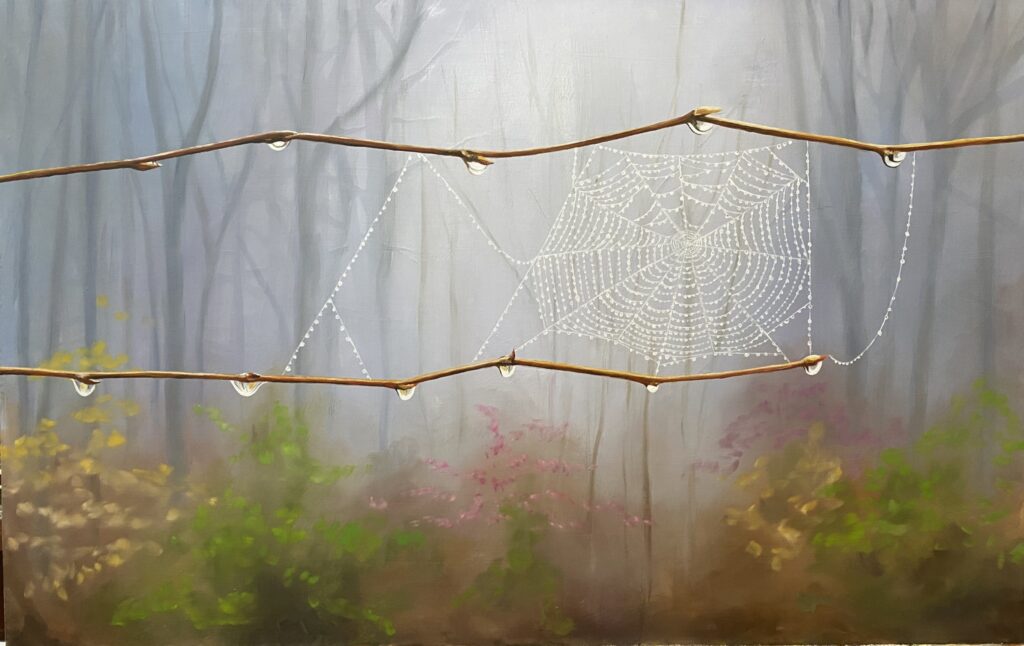 Mist - Oil on masonite - 11 9/16" x 18 1/4"