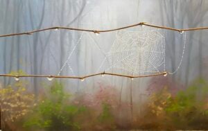 Mist - Oil on masonite - 11 9/16" x 18 1/4"